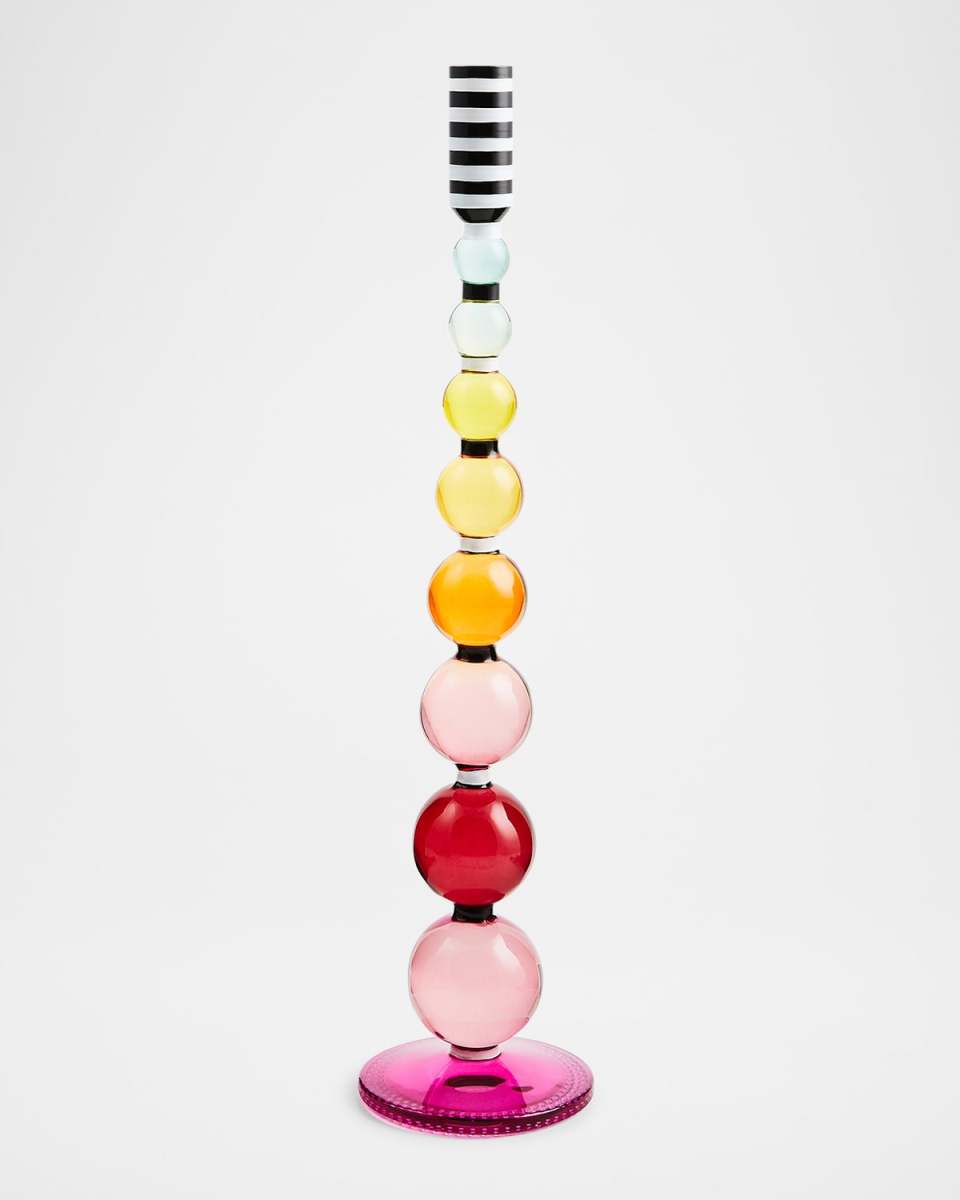 Fairy Tale Large Glass Candle Stick